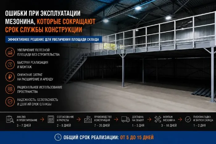 Ошибки при эксплуатации мезонина, которые сокращают срок службы конструкции