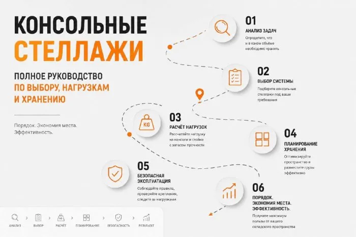 Консольные стеллажи: полное руководство по выбору, нагрузкам и хранению