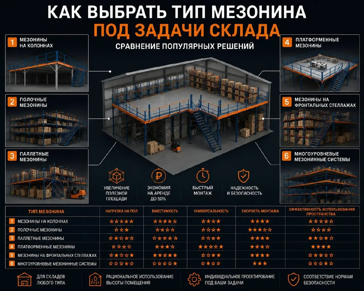 Как выбрать тип мезонина под задачи склада: сравнение популярных решений Как выбрать тип мезонина под задачи склада: сравнение популярных решений