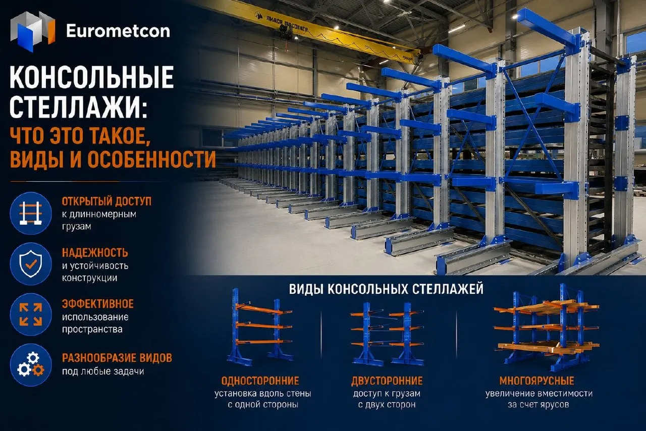 Консольные стеллажи: что это такое, виды и особенности Консольные стеллажи: что это такое, виды и особенности