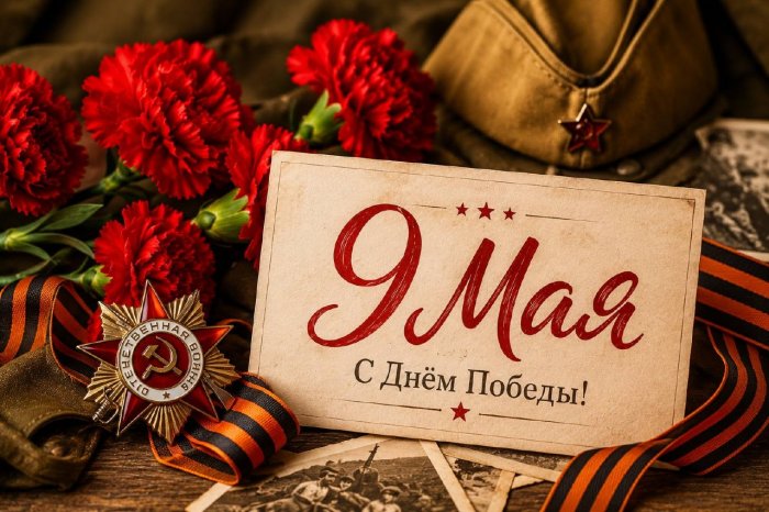 Поздравление с Днём Победы 9 Мая 2026