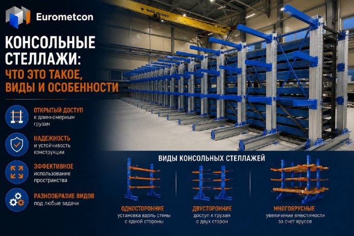 Консольные стеллажи: что это такое, виды и особенности